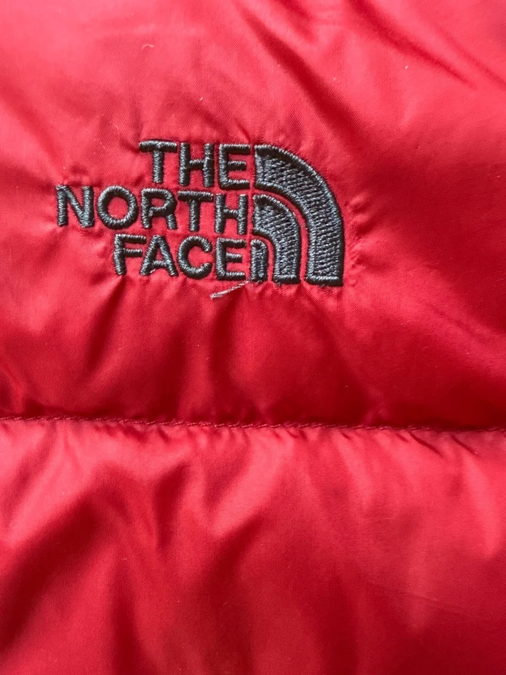 The North Face 550 Puffer Jacket size large 14/16 red youth